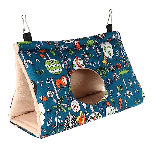 EXHUMKY Vogelhaus Für Käfigpapagei Warmer Unterschlupf Vogelnest Hängematte Papageien-schlafnest Papageien-warmnest Vogel-hängehöhle von EXHUMKY