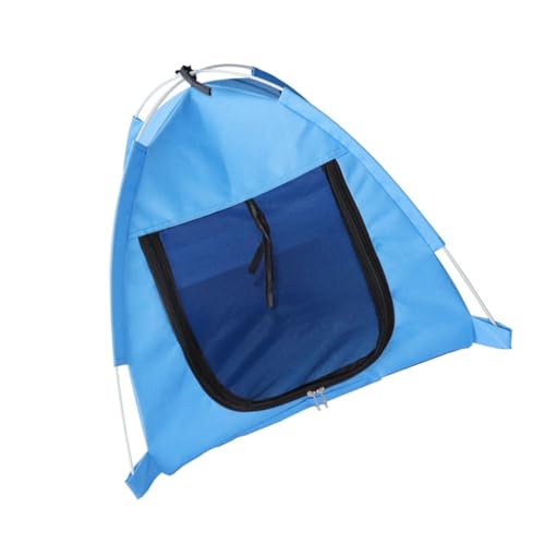 EXHUMKY Faltbares Katzen und Hundezelt für Outdoor Nutzung Haustierhaus für Kleine Hunde und Katzen Atmungsaktiv Robust und Geruchlos für Garten und Reisen von EXHUMKY