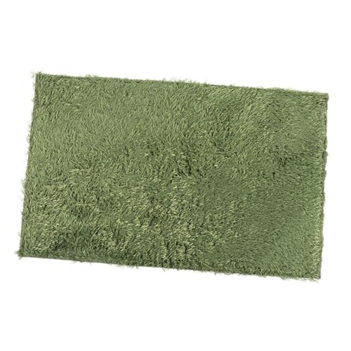 EXHUMKY Fake Gras Matte Für Reptilien Waschbare Kriech-Tier Matte Feuchtigkeitsregulierende Unterlage Für Terrarium Praktisch Für Schildkröten Schlangen Und Echsen von EXHUMKY