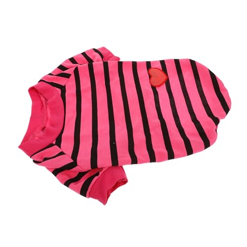 EXHUMKY Gestreiftes Hundehemd, Hundebekleidung, Atmungsaktive Haustierhemden, Entzückendes Hundehemd, Hundehemden, Outdoor Haustier Sweatshirt, Dekorative Haustierhemden, Welpenhemd, EXHUMKY Gestreiftes Hundehemd, Hundebekleidung, Atmungsaktive Haustierhemden, Entzückendes Hundehemd, Hundehemden, Outdoor Haustier Sweatshirt, Dekorative Haustierhemden, Welpenhemd, von EXHUMKY