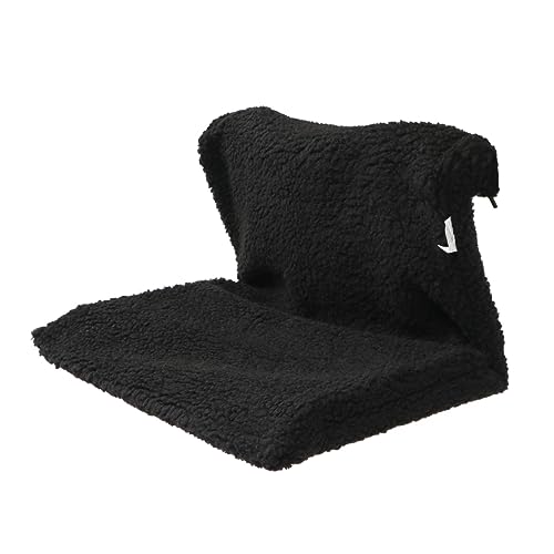 EXHUMKY Hängendes Eisenrahmen Katzenbett Katzenhängematte für Heizkörper Platzsparend und Abnehmbar für Kätzchen und Kleine Hunde Gemütlicher Schlafplatz Schwarz mit Lammfell Bezug EXHUMKY Hängendes Eisenrahmen Katzenbett Katzenhängematte für Heizkörper Platzsparend und Abnehmbar für Kätzchen und Kleine Hunde Gemütlicher Schlafplatz Schwarz mit Lammfell Bezug von EXHUMKY