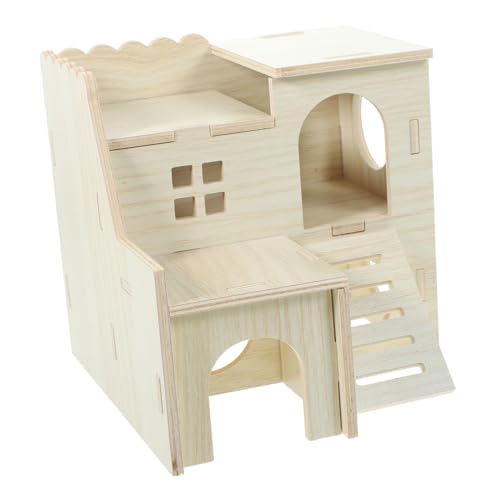 EXHUMKY Hamster Holzhaus Schlafzimmer Hamsterspielzeug Meerschweinchenlabyrinth Aktivitäten für Meerschweinchen versteckt drinnen Hamsterhaus Hamster -Spielstruktur Hamsterversteck hölzern EXHUMKY Hamster Holzhaus Schlafzimmer Hamsterspielzeug Meerschweinchenlabyrinth Aktivitäten für Meerschweinchen versteckt drinnen Hamsterhaus Hamster -Spielstruktur Hamsterversteck hölzern von EXHUMKY