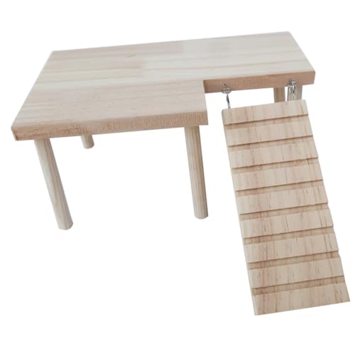 EXHUMKY Hamster Holzplattform mit Natürliche Spielzeuglösung für Ratten und Chinchillas Fördert Gesundheit und Aktivität für Käfige und Tierische Bewegungsfreude EXHUMKY Hamster Holzplattform mit Natürliche Spielzeuglösung für Ratten und Chinchillas Fördert Gesundheit und Aktivität für Käfige und Tierische Bewegungsfreude von EXHUMKY