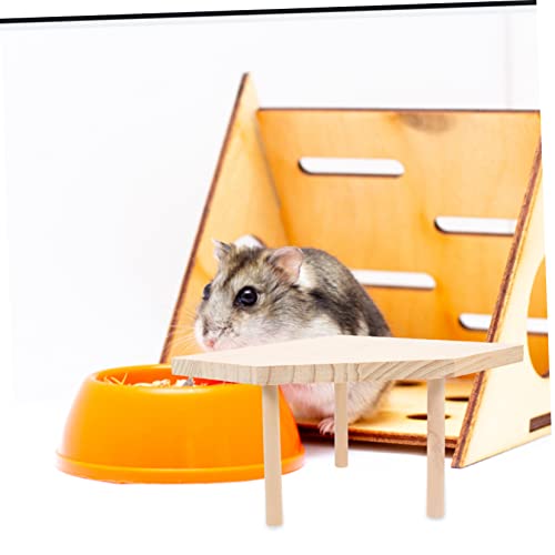 EXHUMKY Hamster Plattform aus Dickem Holz Stabile Käfigablage für Kleine Haustiere Nager Spielplatz und Landschaftsdekoration Geeignet für Zwerghamster Meerschweinchen Eichhörnchen EXHUMKY Hamster Plattform aus Dickem Holz Stabile Käfigablage für Kleine Haustiere Nager Spielplatz und Landschaftsdekoration Geeignet für Zwerghamster Meerschweinchen Eichhörnchen von EXHUMKY