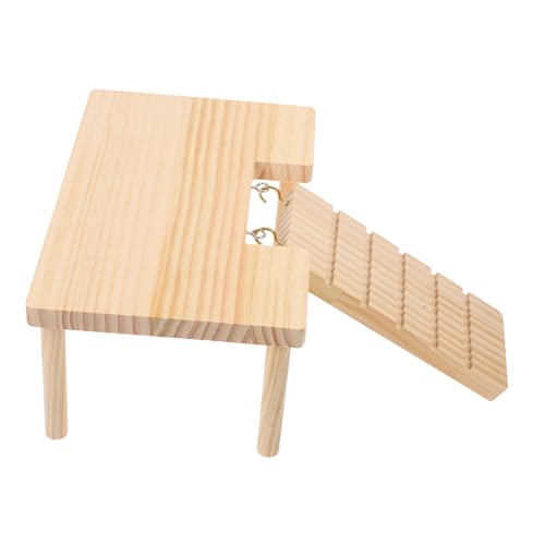 EXHUMKY Hamster Plattformtisch, Hamsterständer, Leiter, Kleine Plattform, Hamster, Meerschweinchenleiter, Hamster Drehplattform, Meerschweinchenspielplatz, Hölzernes Hamsternest, EXHUMKY Hamster Plattformtisch, Hamsterständer, Leiter, Kleine Plattform, Hamster, Meerschweinchenleiter, Hamster Drehplattform, Meerschweinchenspielplatz, Hölzernes Hamsternest, von EXHUMKY
