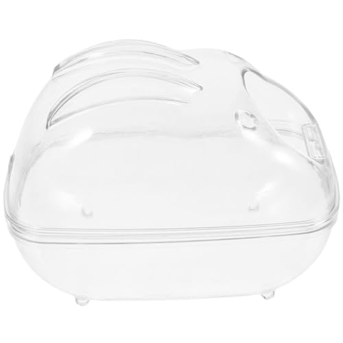 EXHUMKY Hamsterbad Hamster Toilette Hamster klo Hamster Duschbox Hamster-Sandbad-Box Hamster Badewannenmatte Hamsterspielzeug Kaninchen Hase Hamsterkäfig-Zubehör Rennmaus Toilette Acryl EXHUMKY Hamsterbad Hamster Toilette Hamster klo Hamster Duschbox Hamster-Sandbad-Box Hamster Badewannenmatte Hamsterspielzeug Kaninchen Hase Hamsterkäfig-Zubehör Rennmaus Toilette Acryl von EXHUMKY