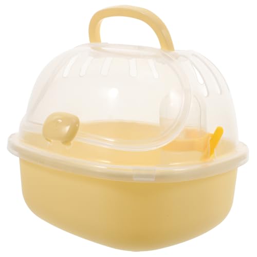 EXHUMKY Hamsterkäfig, Hamster Reise Tragbox, Hamster Transportkäfig, Tragbare Hamster Reise Tragbox, Ratten Tragbox, Hamster Tragbox, Kleintier Outdoor Tragbox, Mäusekäfig von EXHUMKY