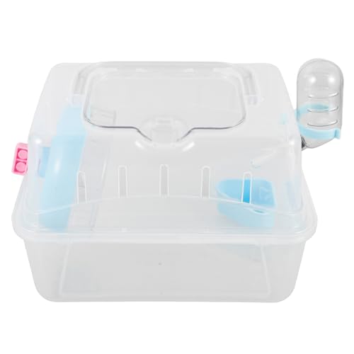EXHUMKY Kleintier Tragetasche Transparente Hamster Transportbox Für Meerschweinchen Für Outdoor Reisen Robuste Wiederverwendbare Transportlösung Für Kleine Haustiere EXHUMKY Kleintier Tragetasche Transparente Hamster Transportbox Für Meerschweinchen Für Outdoor Reisen Robuste Wiederverwendbare Transportlösung Für Kleine Haustiere von EXHUMKY
