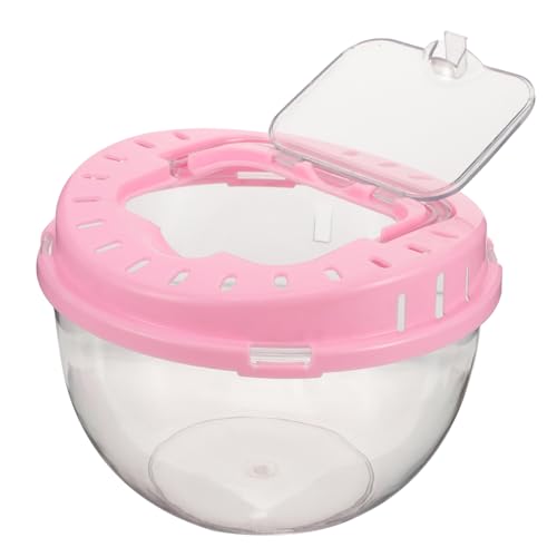 EXHUMKY Tragbarer Hamsterkäfig Aus Transportable Transportbox Für Kleine Tiere Für Hamster Meerschweinchen Und Mehr Für Reisen Und Ausflüge EXHUMKY Tragbarer Hamsterkäfig Aus Transportable Transportbox Für Kleine Tiere Für Hamster Meerschweinchen Und Mehr Für Reisen Und Ausflüge von EXHUMKY
