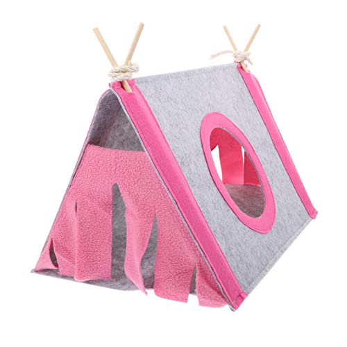 EXHUMKY Hamsternest Liner Käfige Vlies Bettwäsche Ratte kanninchenhäuser kaninchenhäuser kuschelhöhle tummelplatz Meerschweinchenhöhle Chinchilla-Zelt Hamsterversteck Filzstoff Rosa EXHUMKY Hamsternest Liner Käfige Vlies Bettwäsche Ratte kanninchenhäuser kaninchenhäuser kuschelhöhle tummelplatz Meerschweinchenhöhle Chinchilla-Zelt Hamsterversteck Filzstoff Rosa von EXHUMKY