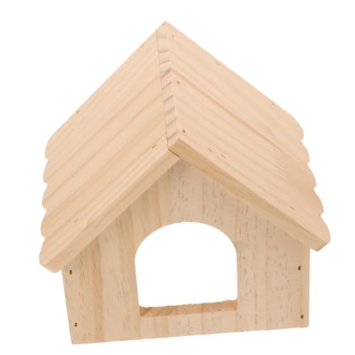 EXHUMKY Hamsterversteck, Eichhörnchenhaus, Rattenhaus, Eichhörnchenhaus, Hamsterzubehör, Verschleißfester Hamsterversteckkäfig, Eichhörnchenversteck, Rattenversteck Aus Holz, EXHUMKY Hamsterversteck, Eichhörnchenhaus, Rattenhaus, Eichhörnchenhaus, Hamsterzubehör, Verschleißfester Hamsterversteckkäfig, Eichhörnchenversteck, Rattenversteck Aus Holz, von EXHUMKY