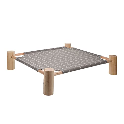 EXHUMKY Haustier Feldbett katzenbett tierbett pet Bed Pet Sleeping Bed petbett Haustier-Hängemattenbett Katzenhaus im Freien Bett für Katze Hamster hochbett Bettwäsche aus Baumwolle Grey EXHUMKY Haustier Feldbett katzenbett tierbett pet Bed Pet Sleeping Bed petbett Haustier-Hängemattenbett Katzenhaus im Freien Bett für Katze Hamster hochbett Bettwäsche aus Baumwolle Grey von EXHUMKY