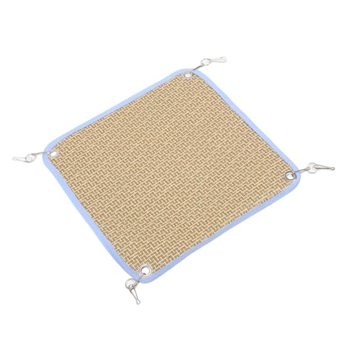 EXHUMKY Hamsterschaukel-Spielzeug 35 X 35 cm Kletter-Hamster-hängematte Kühlbett Chinchilla-schaukel Zwerghamster-Spielzeug Käfig-hängematte von EXHUMKY