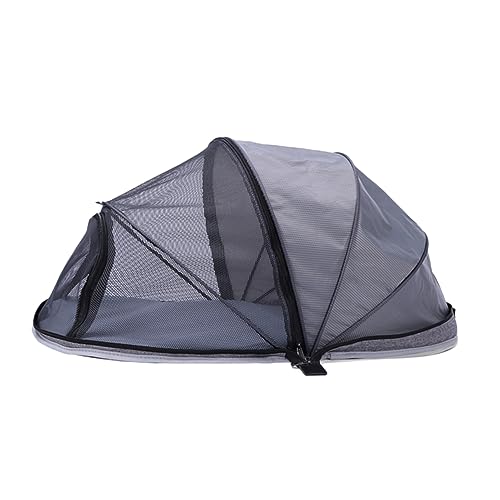 EXHUMKY Haustier Outdoor Zelt für Hunde und Katzen Tragbare Atmungsaktive Klappmatte mit Mesh für Auto und Reisen für Innen und Außen Leicht zu Transportieren EXHUMKY Haustier Outdoor Zelt für Hunde und Katzen Tragbare Atmungsaktive Klappmatte mit Mesh für Auto und Reisen für Innen und Außen Leicht zu Transportieren von EXHUMKY