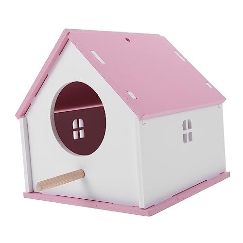 EXHUMKY Haustier Vogelnest Taubenhaus Kolibri-Vogelhaus Vogelfütterer Vogelfutterstange Vogelhausstange Bird Cottage Bird House vogelkäfig Futterhäuschen für Vögel Vogelfutterhaus PVC Rosa EXHUMKY Haustier Vogelnest Taubenhaus Kolibri-Vogelhaus Vogelfütterer Vogelfutterstange Vogelhausstange Bird Cottage Bird House vogelkäfig Futterhäuschen für Vögel Vogelfutterhaus PVC Rosa von EXHUMKY