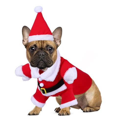 EXHUMKY Hundekostüm Für Weihnachten Weihnachtsmann Outfit Für Hunde Festliche Hundekleidung Für Cosplay Kostüm Für Hundepartys XL EXHUMKY Hundekostüm Für Weihnachten Weihnachtsmann Outfit Für Hunde Festliche Hundekleidung Für Cosplay Kostüm Für Hundepartys XL von EXHUMKY