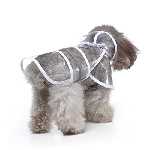 EXHUMKY Regenmantel Für Hunde Großer Rassen Haustier-Regenmantel Mit Reflektierendem Sicherheitsstreifen Und Kapuze EXHUMKY Regenmantel Für Hunde Großer Rassen Haustier-Regenmantel Mit Reflektierendem Sicherheitsstreifen Und Kapuze von EXHUMKY