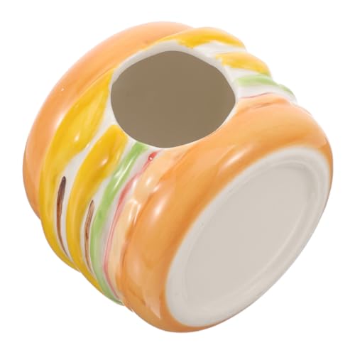 EXHUMKY Keramik Hamster Nest Sommer Kühlung Haustier Haus Kleine Hamster Nest Burger Modellierung EXHUMKY Keramik Hamster Nest Sommer Kühlung Haustier Haus Kleine Hamster Nest Burger Modellierung von EXHUMKY