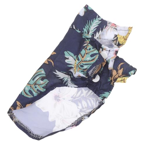 EXHUMKY Hawaiihemd Für Haustiere, Bezauberndes Hundehemd, Welpen T Shirt, Haustier T Shirt, Dekorative Haustierhemden, Atmungsaktive Haustierhemden, Welpenhemd, Hundehemden, Tragbare von EXHUMKY