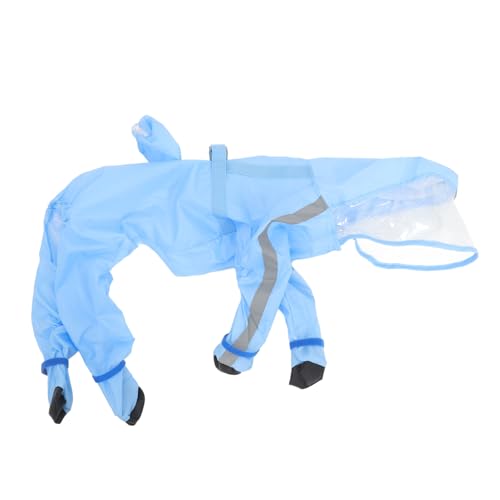 EXHUMKY Hund Regenmantel Hundepflege Regenmäntel Für Hunde Vlies Dackel Regenmantel Hund Poncho Regenmantel Hund Kleiner Klarer Regenmantel Für Haustiere Auto Sky-Blue Polyester-TAFT EXHUMKY Hund Regenmantel Hundepflege Regenmäntel Für Hunde Vlies Dackel Regenmantel Hund Poncho Regenmantel Hund Kleiner Klarer Regenmantel Für Haustiere Auto Sky-Blue Polyester-TAFT von EXHUMKY