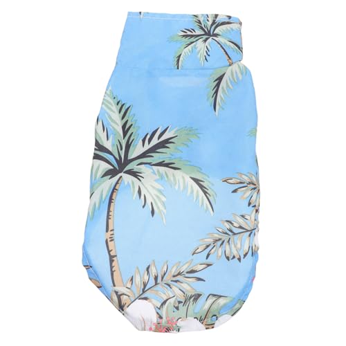 EXHUMKY Hawaiian Dog T-Shirt Für Kleine Hunde Atmungsaktive Sommerkleidung Mit Kokosbaum-Muster Freizeitbekleidung Für Haustiere Bequem Und Pflegeleicht s EXHUMKY Hawaiian Dog T-Shirt Für Kleine Hunde Atmungsaktive Sommerkleidung Mit Kokosbaum-Muster Freizeitbekleidung Für Haustiere Bequem Und Pflegeleicht s von EXHUMKY