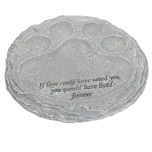 EXHUMKY Hundekreuz aus Resin mit Pfotenmotiv Tiergrabstein für Garten und Außenbereich Langlebig und Gestaltet zur Erinnerung an Geliebtes Haustier EXHUMKY Hundekreuz aus Resin mit Pfotenmotiv Tiergrabstein für Garten und Außenbereich Langlebig und Gestaltet zur Erinnerung an Geliebtes Haustier von EXHUMKY