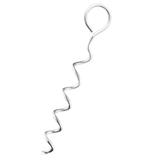 EXHUMKY Hundepflock Spiral Erdanker für Robuster Outdoor Bodenanker mit Ergonomischem Sichern von Zelten und Haustieren Beim Camping Garten von EXHUMKY