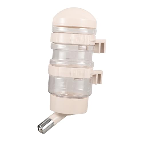 EXHUMKY Hundewasserflasche Mit Auslaufstopp Hängend Und rutschfest Automatischer Wasserspender Für Hunde Und Katzen Für Zuhause Und Unterwegs Aus Edelstahl Und - von EXHUMKY