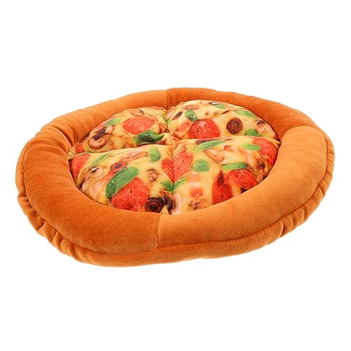 EXHUMKY Innenkätzchen Warmes Bett Katze Schlafmatte Pizza -Form Spielen Gequietschtes Spielzeughundbett Haustier Schlafbett EXHUMKY Innenkätzchen Warmes Bett Katze Schlafmatte Pizza -Form Spielen Gequietschtes Spielzeughundbett Haustier Schlafbett von EXHUMKY