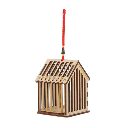 EXHUMKY Hölzerner Grillenkäfig Für Die Zucht Vitrine Lebensraum Für Reptilien Tragbarer Futterspender Lebendbox Hausdesign Holzmaterial von EXHUMKY