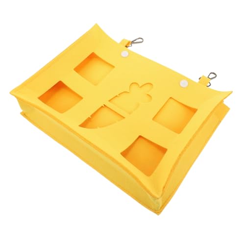 EXHUMKY Kaninchen Strohsack, Hasen Futterspender, Hängender Filz Futtersack, Hamsterbedarf, Haushalts Futterspender, Verschleißfester Futterspender Spendersack, Hängender Futterspender, EXHUMKY Kaninchen Strohsack, Hasen Futterspender, Hängender Filz Futtersack, Hamsterbedarf, Haushalts Futterspender, Verschleißfester Futterspender Spendersack, Hängender Futterspender, von EXHUMKY