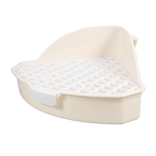 EXHUMKY Kaninchentoilette Kaninchenklo Kaninchen-dreiecks-töpfchen Plüsch Häschen Zeug Rennmaus Welpenunterlagen Hasen Hamsterkäfig Hund Wassernapf Für Kaninchen -meerschweinchen Urin Wurf Abs Weiß EXHUMKY Kaninchentoilette Kaninchenklo Kaninchen-dreiecks-töpfchen Plüsch Häschen Zeug Rennmaus Welpenunterlagen Hasen Hamsterkäfig Hund Wassernapf Für Kaninchen -meerschweinchen Urin Wurf Abs Weiß von EXHUMKY