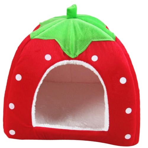 EXHUMKY Kaninchenbett Haustierbett Kaninchen klein Versteck Kaninchenstall Haustier Hamsterbett Warmhaltendes Hamsternest Hamster-Aktivitätsspielzeug Atmungsaktives Hamsternest Stoff rot EXHUMKY Kaninchenbett Haustierbett Kaninchen klein Versteck Kaninchenstall Haustier Hamsterbett Warmhaltendes Hamsternest Hamster-Aktivitätsspielzeug Atmungsaktives Hamsternest Stoff rot von EXHUMKY
