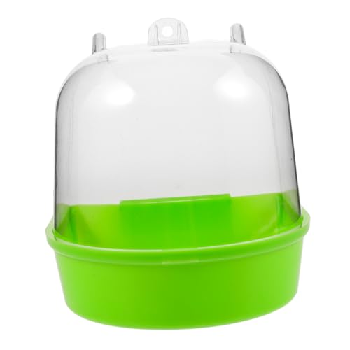 EXHUMKY Kasten Badebox Käfige Vogel Stehen Hühnerstall Reisekäfig Badewanne Für Papageien Vogelbad Für Vogelkäfig Für Vögel Hamsterkäfig Kleiner Vogelhäuschen Hängematte Hase Green Plastik EXHUMKY Kasten Badebox Käfige Vogel Stehen Hühnerstall Reisekäfig Badewanne Für Papageien Vogelbad Für Vogelkäfig Für Vögel Hamsterkäfig Kleiner Vogelhäuschen Hängematte Hase Green Plastik von EXHUMKY