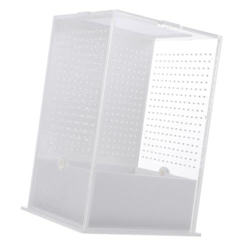 EXHUMKY Kasten Mantis -Fütterungsbox klarer Reptilfall Transparentes Insektenlebensraum-Terrarium Reptilienspinnen-Terrarium Zubehör für Reptilien Reptilienterrarium Gecko -Zubehör Acryl EXHUMKY Kasten Mantis -Fütterungsbox klarer Reptilfall Transparentes Insektenlebensraum-Terrarium Reptilienspinnen-Terrarium Zubehör für Reptilien Reptilienterrarium Gecko -Zubehör Acryl von EXHUMKY