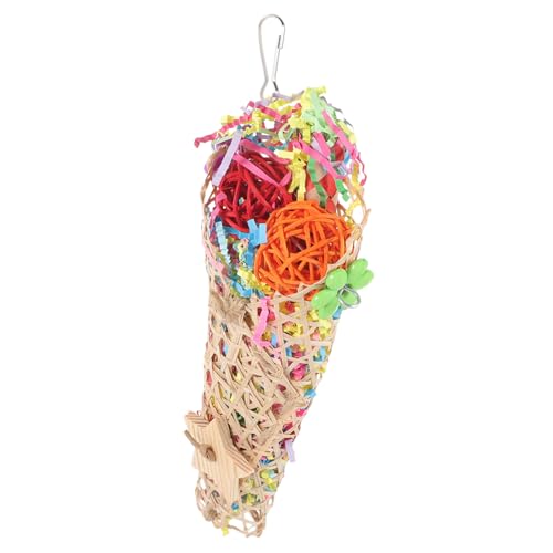 EXHUMKY Kauspielzeug Für Papageien, Lustiges Spielzeug, Vogel Zerkleinerungsspielzeug, Vogel Beißspielzeug, Vogelspielzeug, Hängespielzeug, Haustier Papageienspielzeug, Sittichkäfig EXHUMKY Kauspielzeug Für Papageien, Lustiges Spielzeug, Vogel Zerkleinerungsspielzeug, Vogel Beißspielzeug, Vogelspielzeug, Hängespielzeug, Haustier Papageienspielzeug, Sittichkäfig von EXHUMKY