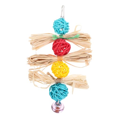 EXHUMKY Kauspielzeug Für Vögel, Papageien Beißspielzeug, Sittichspielzeug, Vogel Beißspielzeug, Papagei, Lustiges Spielzeug, Kauspielzeug Für Haustiere, Sittichkäfig Zubehör, Hängendes EXHUMKY Kauspielzeug Für Vögel, Papageien Beißspielzeug, Sittichspielzeug, Vogel Beißspielzeug, Papagei, Lustiges Spielzeug, Kauspielzeug Für Haustiere, Sittichkäfig Zubehör, Hängendes von EXHUMKY