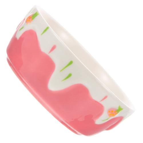 EXHUMKY Keramik Futternapf mit Tiefem Design für Hamster Meerschweinchen und Andere Kleintiere und rutschfest für Fütterung von Snacks EXHUMKY Keramik Futternapf mit Tiefem Design für Hamster Meerschweinchen und Andere Kleintiere und rutschfest für Fütterung von Snacks von EXHUMKY
