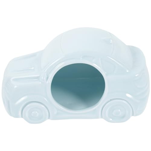 EXHUMKY Keramik Hamsterhaus Auto Form Kühlnest Sommer Versteck Zwerghamster Meerschweinchen Nest Haustier Schlafplatz Kühlendes Keramikversteck EXHUMKY Keramik Hamsterhaus Auto Form Kühlnest Sommer Versteck Zwerghamster Meerschweinchen Nest Haustier Schlafplatz Kühlendes Keramikversteck von EXHUMKY