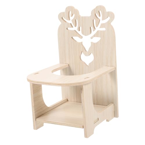 EXHUMKY Hamster Futterstuhl Aus Holz Für Kleine Haustiere Miniatur-sitzgelegenheit Für Hamster Meerschweinchen Igel Und Mäuse Praktisches Und Leichtes Spielzeug Für Entspannte EXHUMKY Hamster Futterstuhl Aus Holz Für Kleine Haustiere Miniatur-sitzgelegenheit Für Hamster Meerschweinchen Igel Und Mäuse Praktisches Und Leichtes Spielzeug Für Entspannte von EXHUMKY