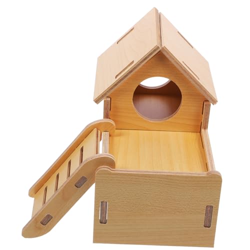 EXHUMKY Kleines für Hamster und Meerschweinchen Verschleißfestes Schlafnest mit Niedlichem Design für Käfig von EXHUMKY