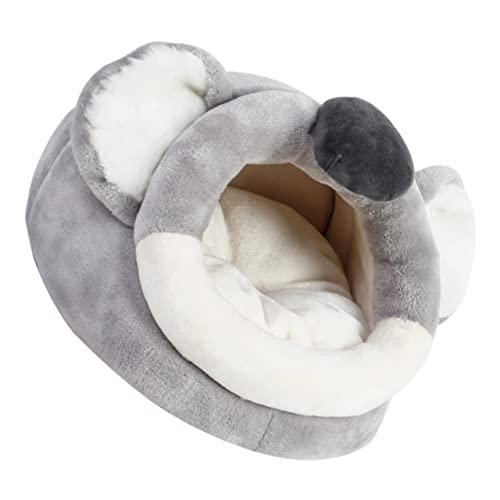 EXHUMKY Kleintier Nest aus Plüsch Cartoon Design Gemütliches Winterbett für Meerschweinchen Hamster und Zwerkaninchen Warmes und Sicheres Zuhause für Kleine Haustiere EXHUMKY Kleintier Nest aus Plüsch Cartoon Design Gemütliches Winterbett für Meerschweinchen Hamster und Zwerkaninchen Warmes und Sicheres Zuhause für Kleine Haustiere von EXHUMKY