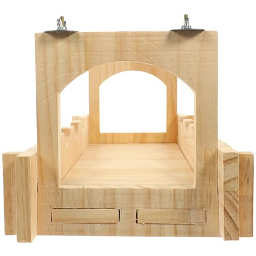 EXHUMKY Hamster Haustier Versteck Langlebige Holzbrücke für Kleine Tiere Abnehmbares Gehege für Meerschweinchen und Chinchillas Tierversteck für Hamster und Ratten und Sicher EXHUMKY Hamster Haustier Versteck Langlebige Holzbrücke für Kleine Tiere Abnehmbares Gehege für Meerschweinchen und Chinchillas Tierversteck für Hamster und Ratten und Sicher von EXHUMKY