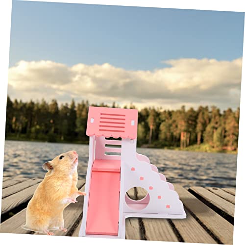 EXHUMKY Kleintierhaus Hamster Versteck mit Kletterleiter DIY aus Natürlichem Material Sicheres Kuschelnest für Hamster Chinchilla und Kleine Haustiere Entspannender Rückzugsort EXHUMKY Kleintierhaus Hamster Versteck mit Kletterleiter DIY aus Natürlichem Material Sicheres Kuschelnest für Hamster Chinchilla und Kleine Haustiere Entspannender Rückzugsort von EXHUMKY