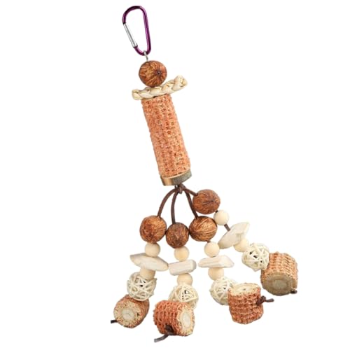 EXHUMKY -Knochenbeinkugel Cockatiel - Papageienhängespielzeug hängender Papagei Papageien -Sichtwände kauert Bissfestes Vogelspielzeug Maiskolben EXHUMKY -Knochenbeinkugel Cockatiel - Papageienhängespielzeug hängender Papagei Papageien -Sichtwände kauert Bissfestes Vogelspielzeug Maiskolben von EXHUMKY