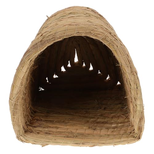 EXHUMKY Korbgewebtes Haustierbett für Kleine Tiere Woven Nest für Hamster Meerschweinchen und Kaninchen S für Sicheres Schlafen und Leicht zu Reinigen und Pflegen EXHUMKY Korbgewebtes Haustierbett für Kleine Tiere Woven Nest für Hamster Meerschweinchen und Kaninchen S für Sicheres Schlafen und Leicht zu Reinigen und Pflegen von EXHUMKY