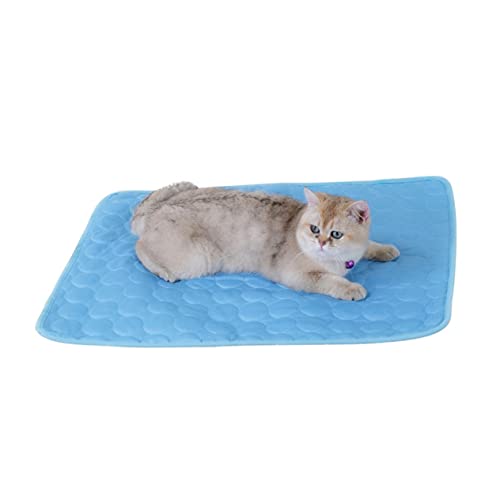 EXHUMKY Kühlmatte für Haustiere Selbstkühlendes Bett für Katzen für Heiße mit Kratzfest und Waschbar für Erholsamen Schlaf Ihrer EXHUMKY Kühlmatte für Haustiere Selbstkühlendes Bett für Katzen für Heiße mit Kratzfest und Waschbar für Erholsamen Schlaf Ihrer von EXHUMKY