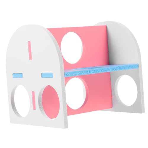 EXHUMKY Labyrinth Kreisspielzeug Schweine groß Bausatz Meerschweinchen-Hängematte Meerschweinchen klein Hamster Tunnel Versteck Hamster-Tunnelröhrenspielzeug Hamsterversteck PVC von EXHUMKY