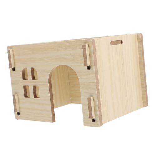 EXHUMKY Massive Holzvilla Schildkrötenversteck Extra Groß Meerschweinchen -versteck Versteck Aus Rattenholz Meerschweinchen Versteck Holz Guinea -versteck Leiter Hütte Hölzern EXHUMKY Massive Holzvilla Schildkrötenversteck Extra Groß Meerschweinchen -versteck Versteck Aus Rattenholz Meerschweinchen Versteck Holz Guinea -versteck Leiter Hütte Hölzern von EXHUMKY