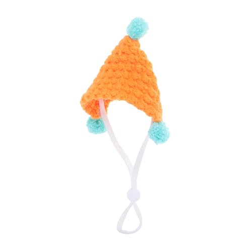 EXHUMKY Klein Gestrickter Hut Für Haustiere Niedliche Mütze Für Meerschweinchen Hamster Und Kleine Tiere Für Fotografie Und Festliche Anlässe Weich Und Bequem EXHUMKY Klein Gestrickter Hut Für Haustiere Niedliche Mütze Für Meerschweinchen Hamster Und Kleine Tiere Für Fotografie Und Festliche Anlässe Weich Und Bequem von EXHUMKY
